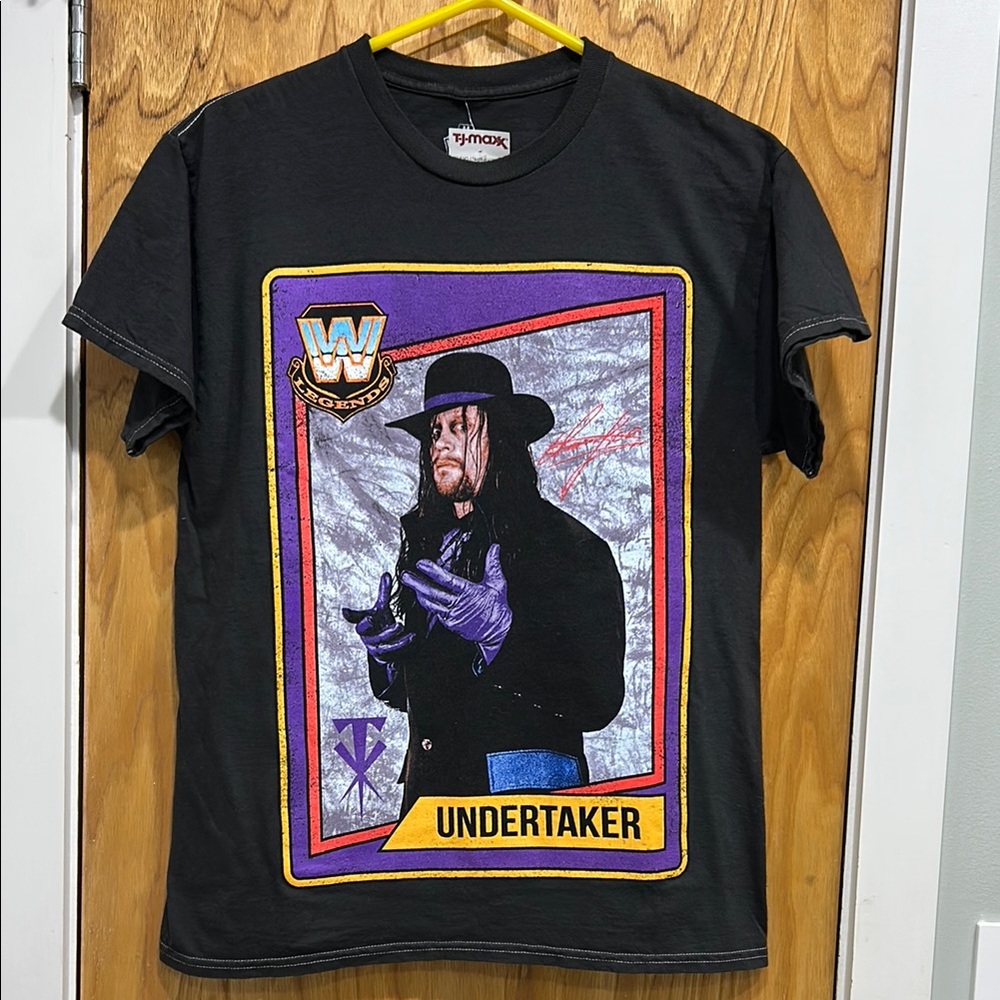 NWT WWE Undertaker T-Shirt Deadman Forever Double Sided Graphic Tee Men’s Medium